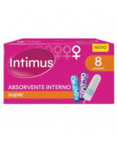 ABSORVENTE INTERNO INTIMUS SUPER COM 8 UNIDADES