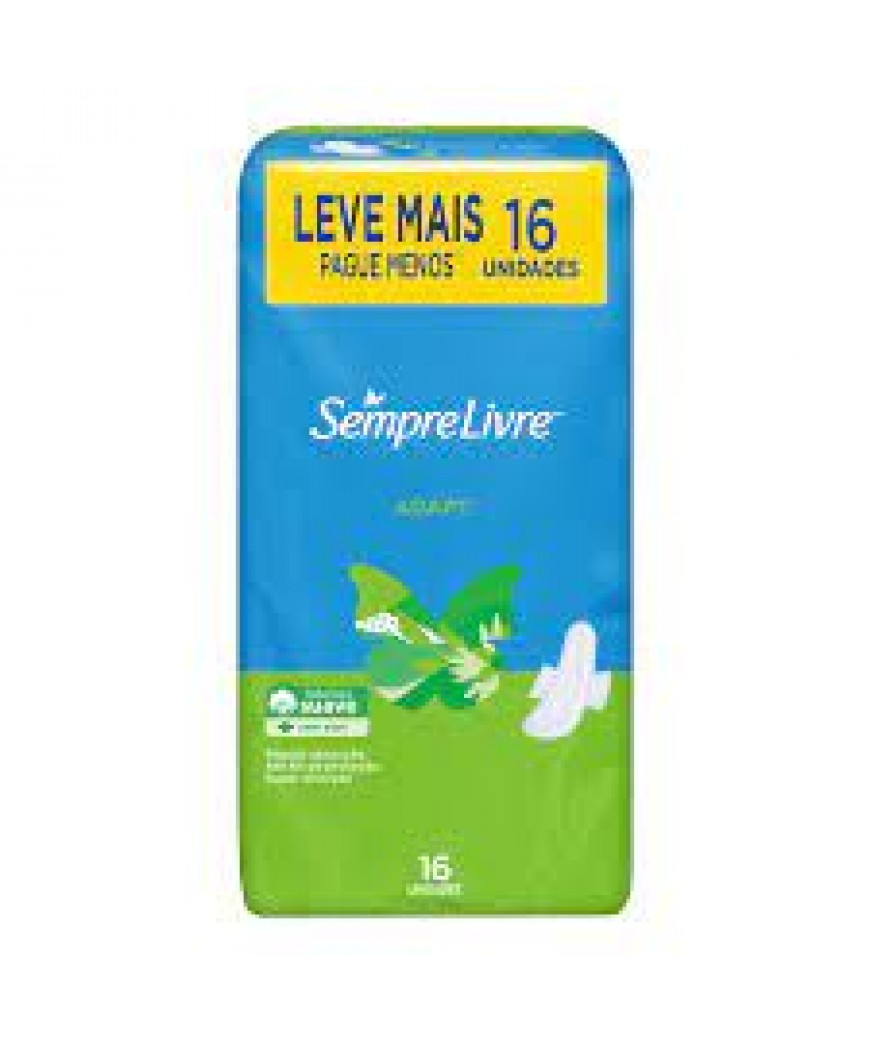 ABSORVENTE SEMPRE LIVRE ADAPT COM ABAS COM 16UN