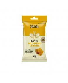 BALA DE MEL, PROPOLIS E GENGIBRE  *