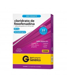 CLORIDRATO DE FEXOFENADINA 180MG