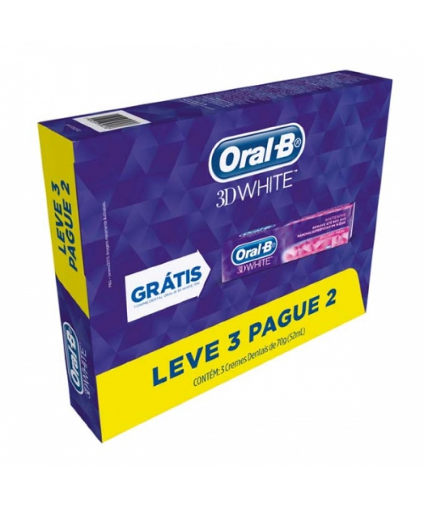 CR DENTAL ORAL B 3D WHITE LEVE + PAGUE -