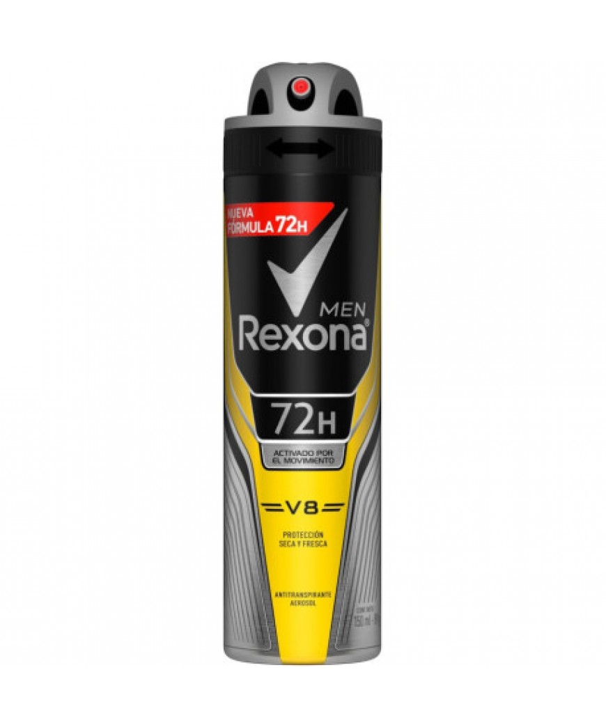 DES AER REXONA V8 MASC 72H 150ML