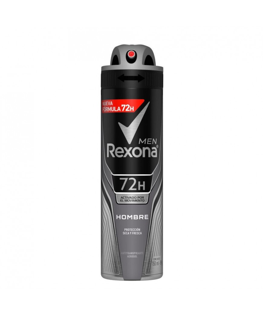 DES AERO REXONA MEN 72H HOMBRE MASC 150ML