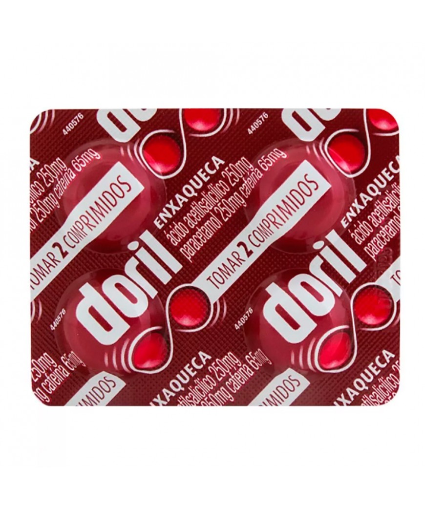 DORIL ENXAQUECA CARTELA C/4 *