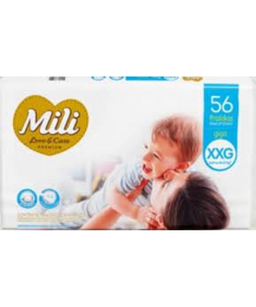 FRALDA MILI LOVE CARE XXG GIGA COM 56