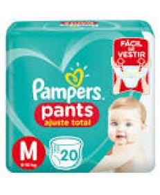 FRALDA PAMPERS PANTS M 20 UNIDADES