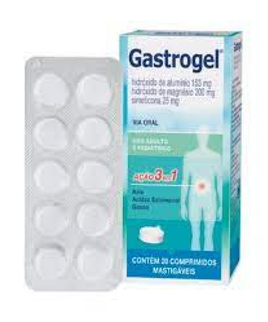 GASTROGEL C/20 PASTILHAS