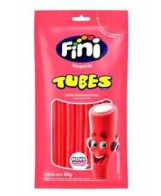 GELATINAS FINI TUBES MORANGO