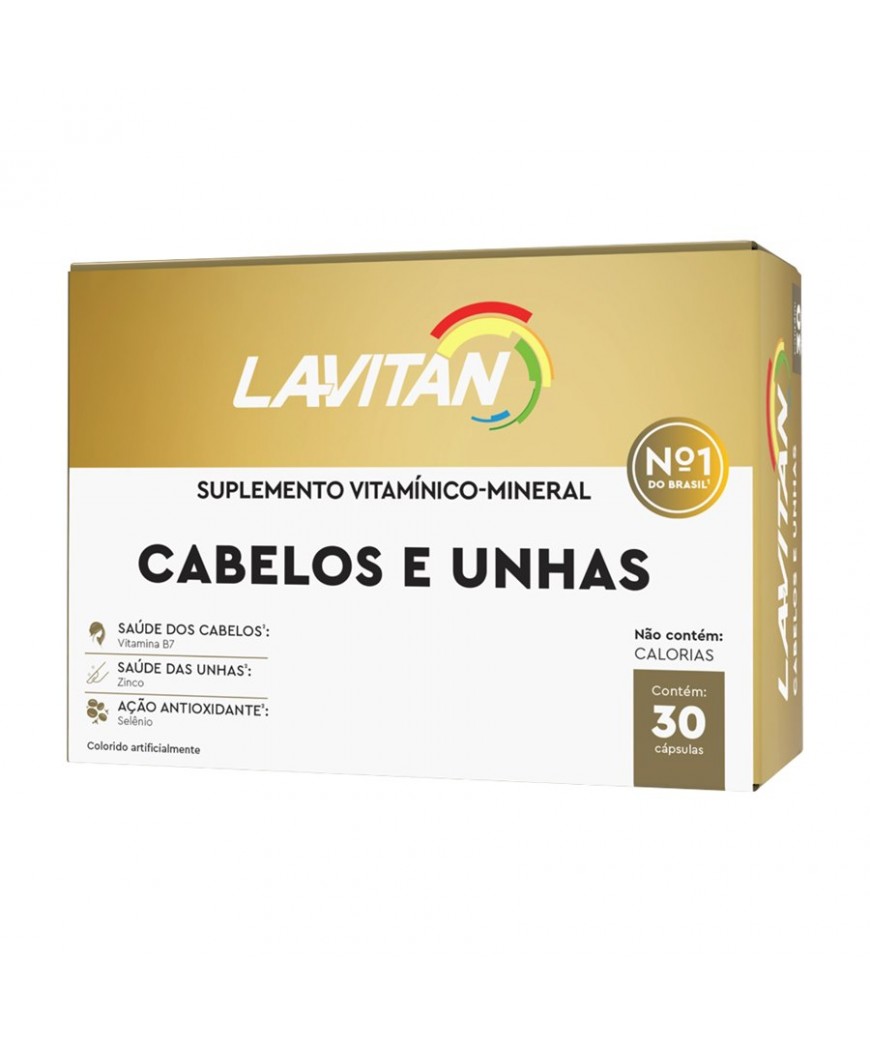 LAVITAN CABELOS E UNHAS C/30