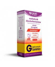 MALEATO DE DEXCLORFENIRAMINA 0,4MG/ML