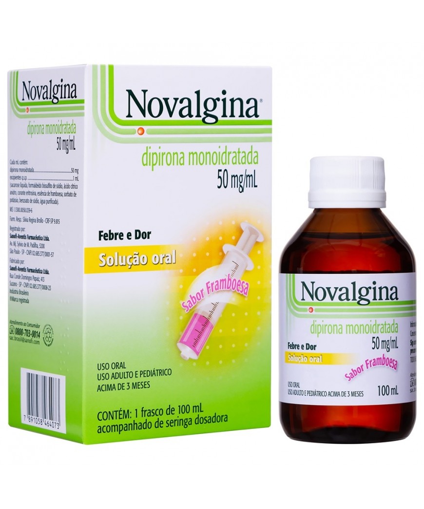 NOVALGINA SOLUÇÃO ORAL