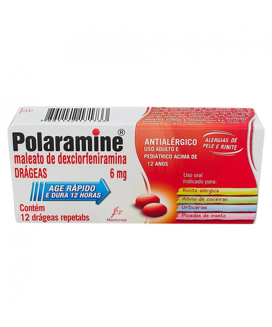 POLARAMINE DRAGEAS