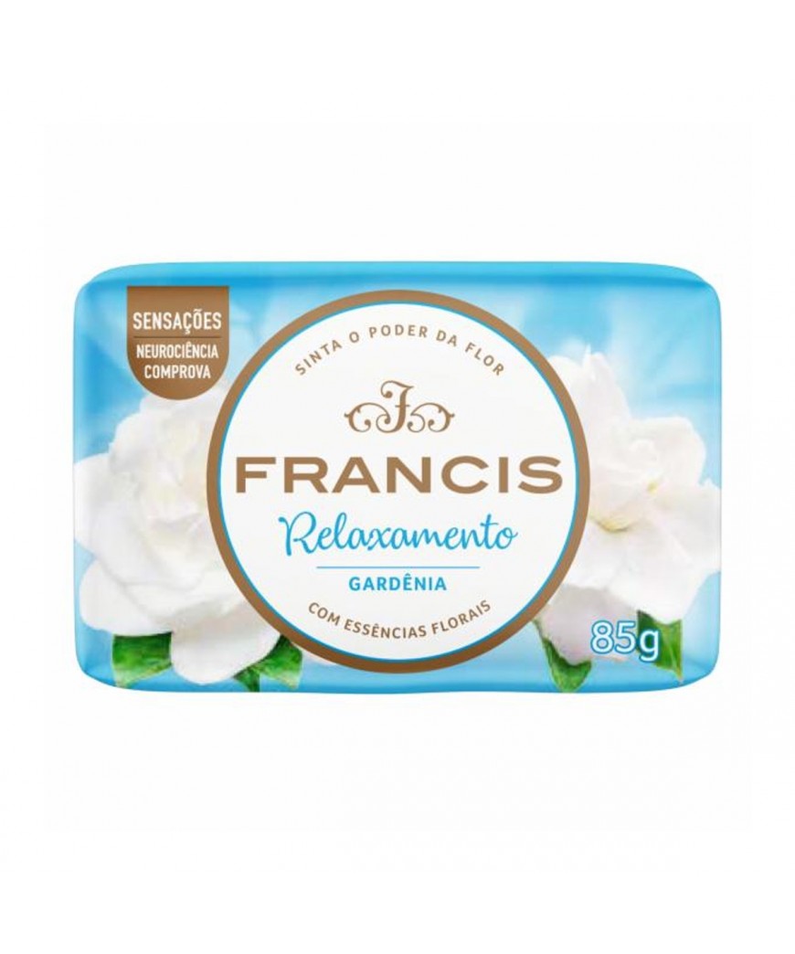 SABONETE FRANCIS BARRA GARDENIA 85GR