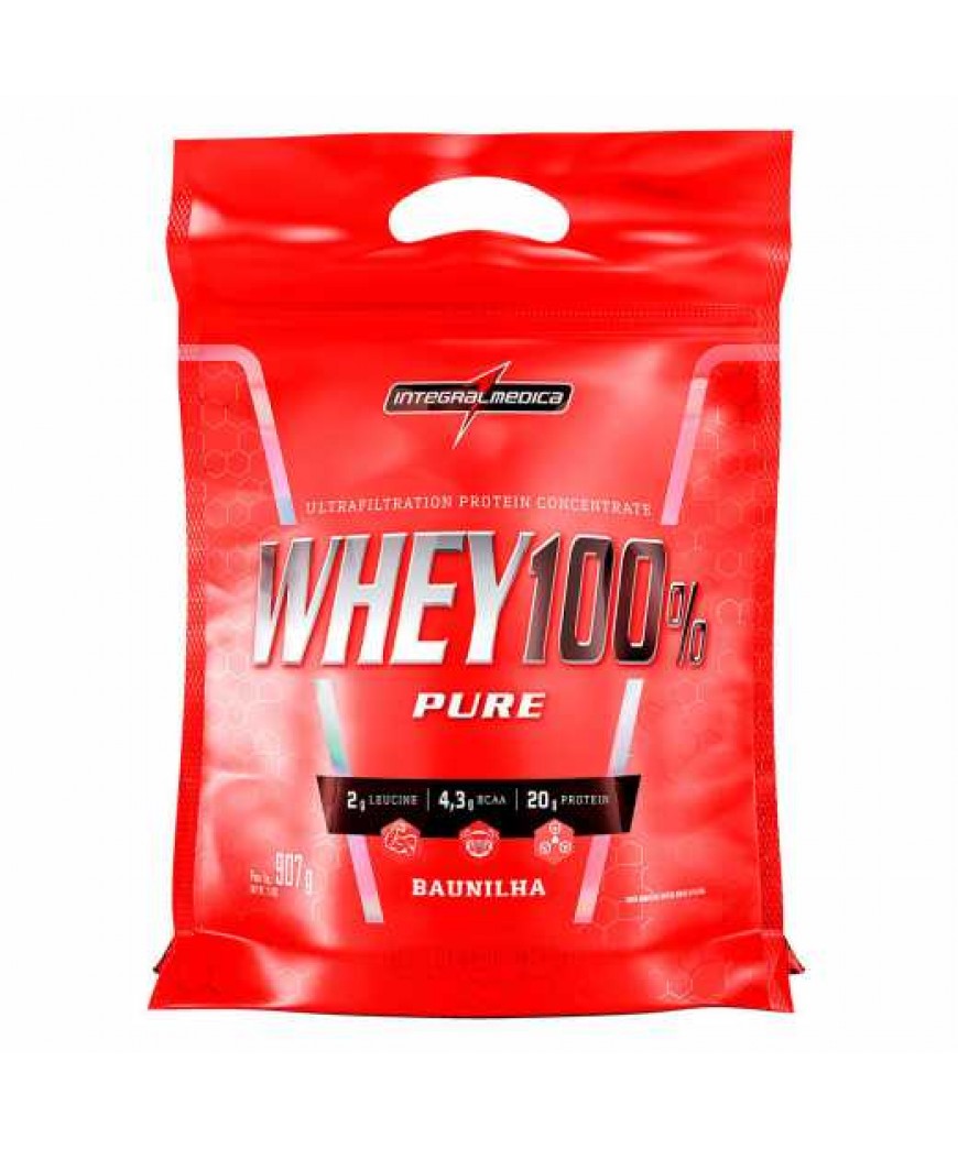 WHEY 100% BAUNILHA INTEGRALMEDICA